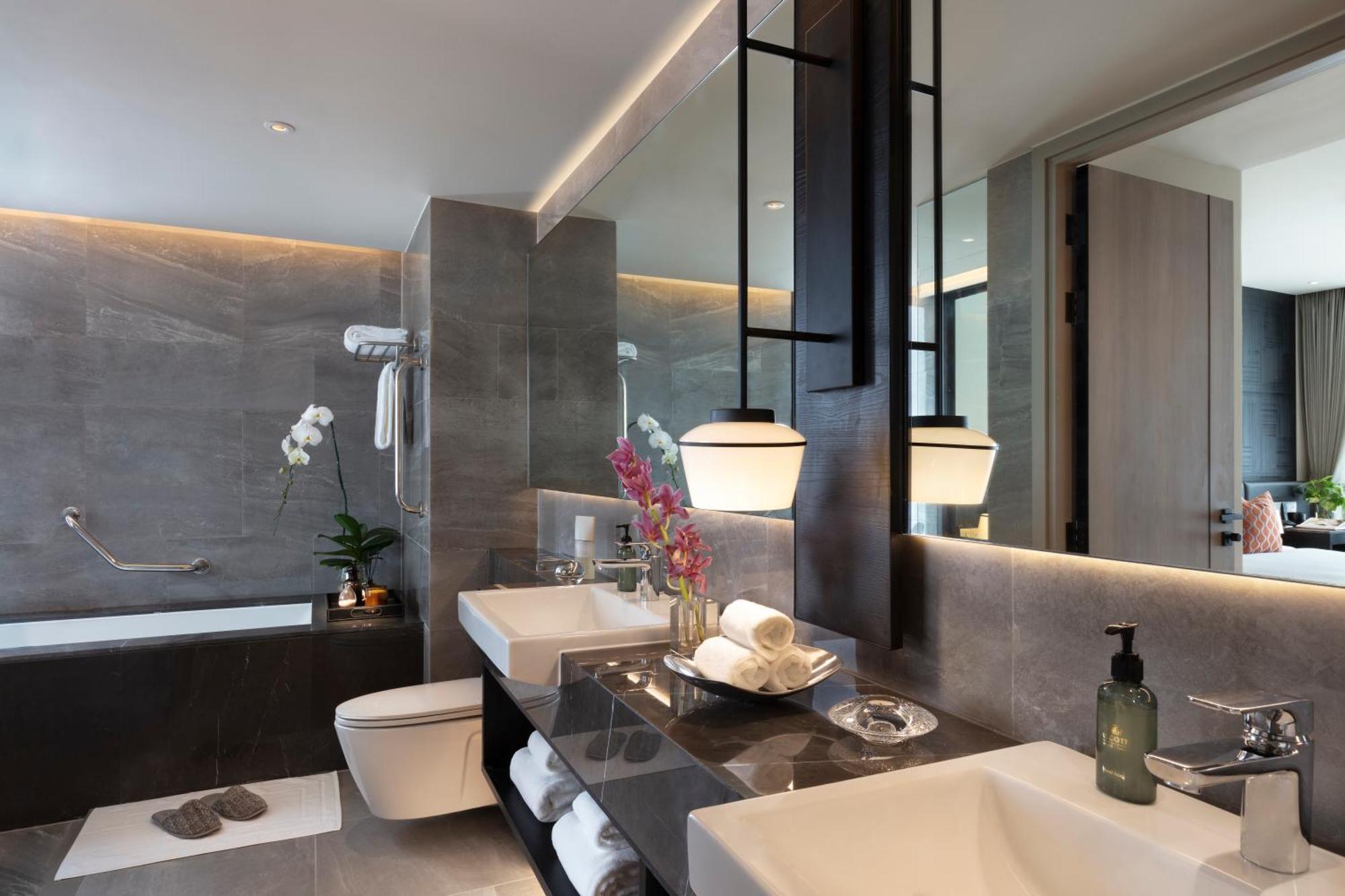 Ascott Thonglor Bangkok Banguecoque Exterior foto Bathroom