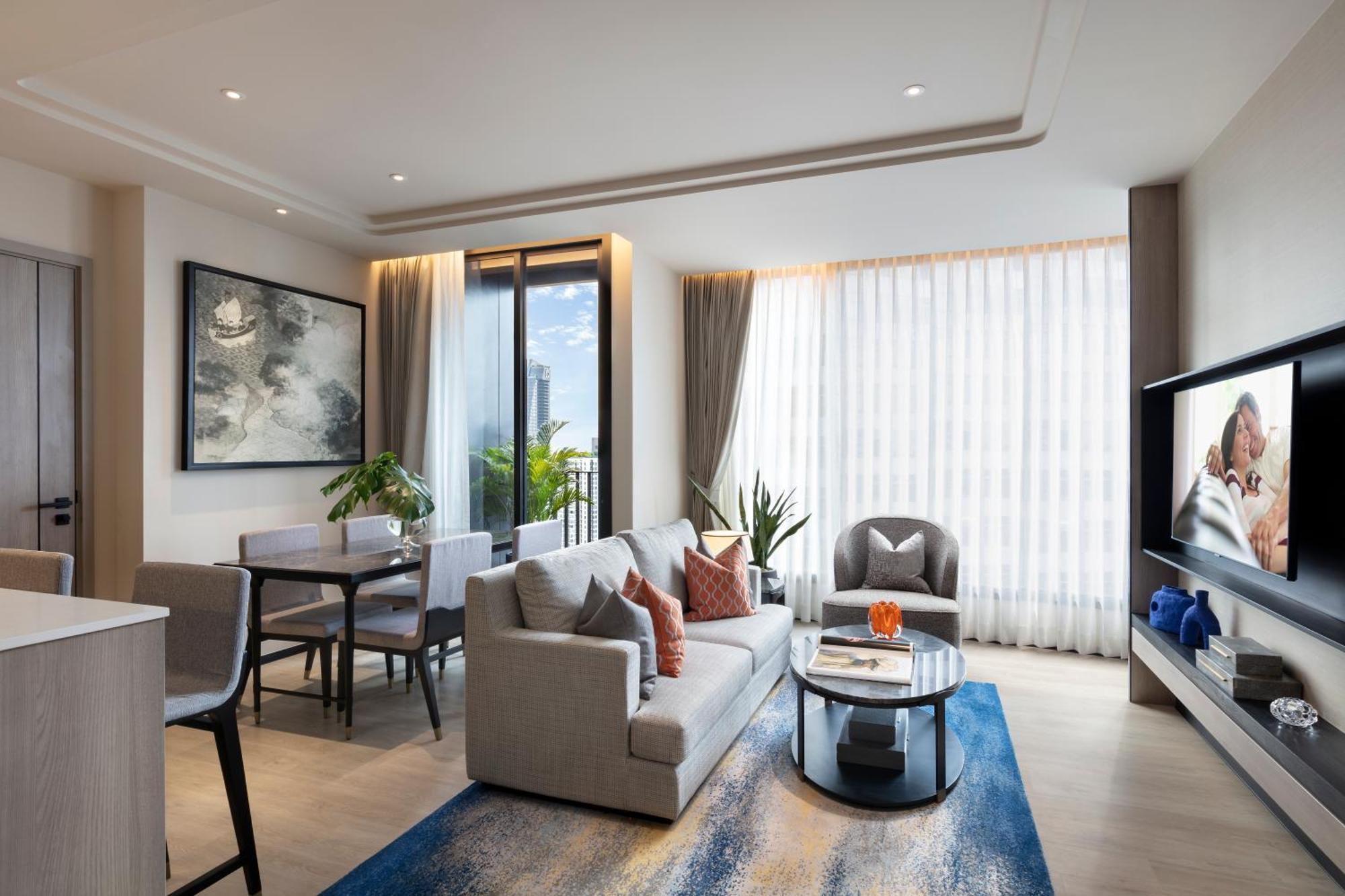 Ascott Thonglor Bangkok Banguecoque Exterior foto Living room